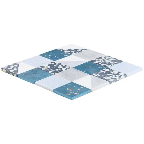 Elizabeth Sutton Terrazzi Starling Mixed Finish Marble + Terrazzo