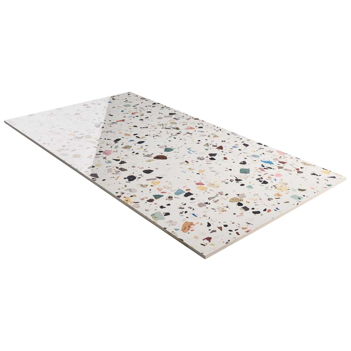 Shop Bijoux White Multicolor 24x48 | SohoStudioCorp.com