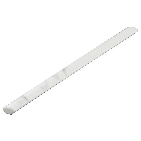 Ducale Statuario ¼ Round Matte Ceramic Bullnose; in White with Gray Veining Ceramic; for Backsplash, Bathroom Wall, Kitchen Wall, Shower Wall, Wall Tile; in Style Ideas Classic, Contemporary, Craftsman, Farmhouse, Mid Century, Modern, Traditional, Transitional