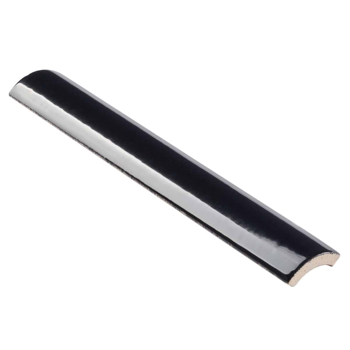 Market Street Black 1/4 Round Bullnose 
