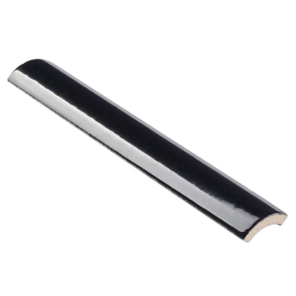 Market Street Black 1/4 Round Bullnose