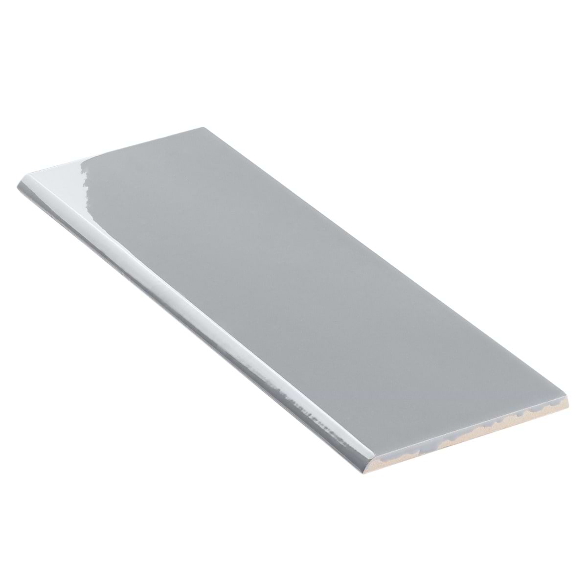 Market Street Gray Bullnose 4x12 