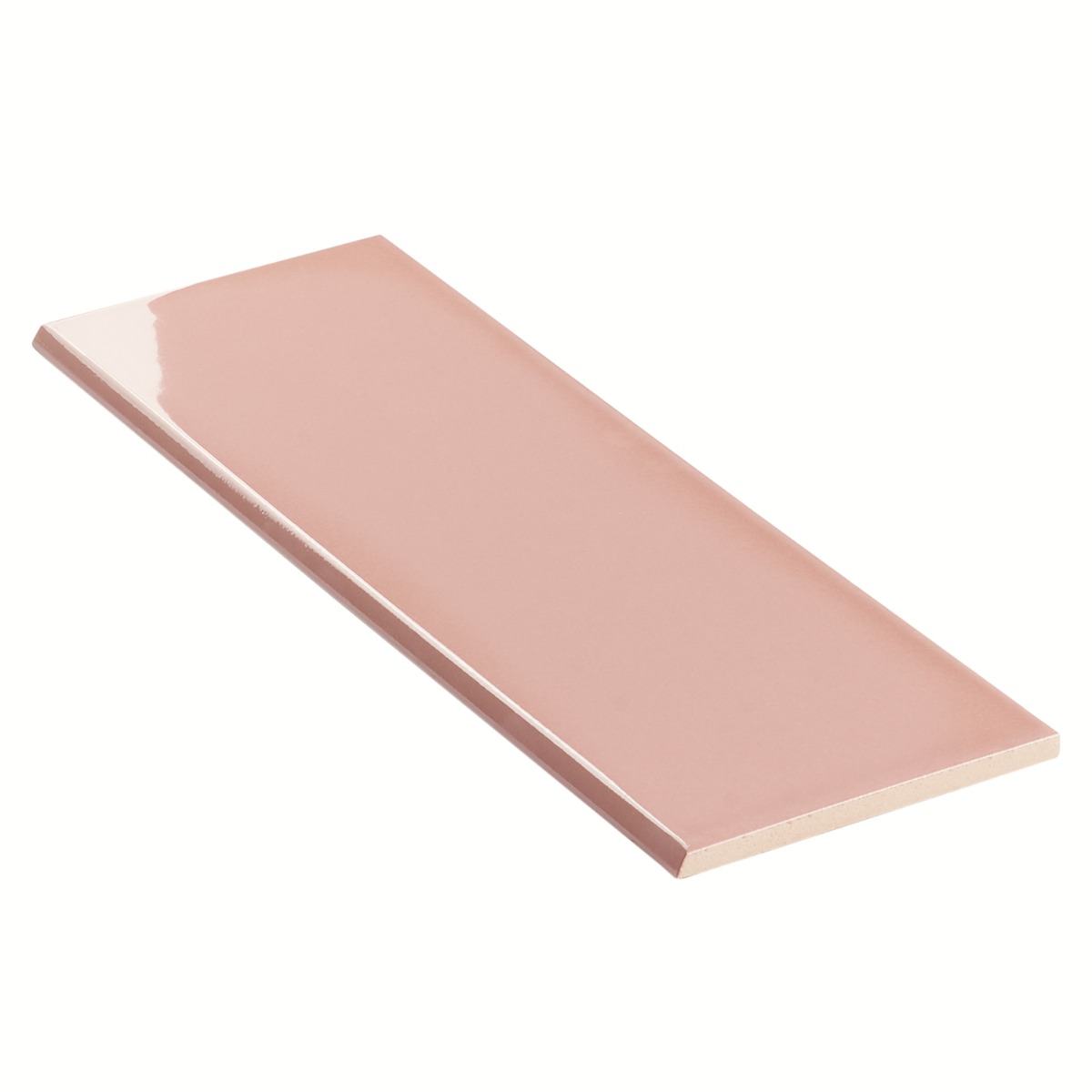 Market Street Pink Bullnose 4x12 