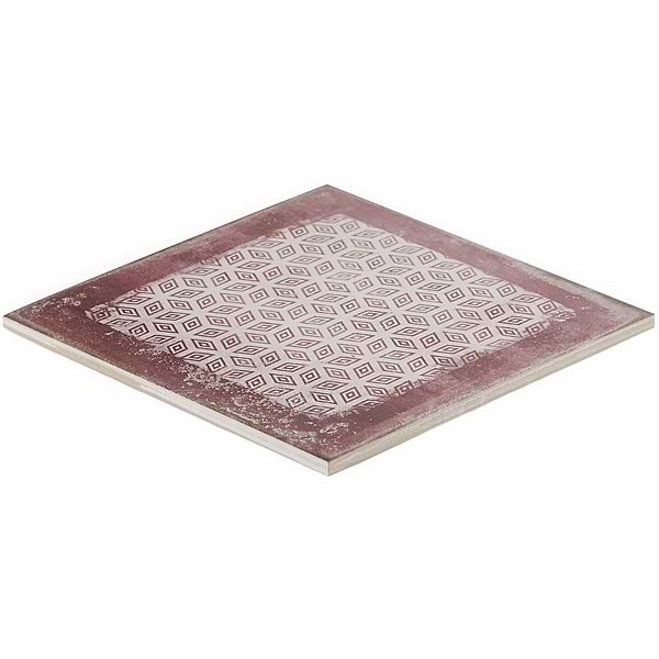 Close Out-Bernalillo Deco Pink Rose 8x8 Matte Porcelain Tile