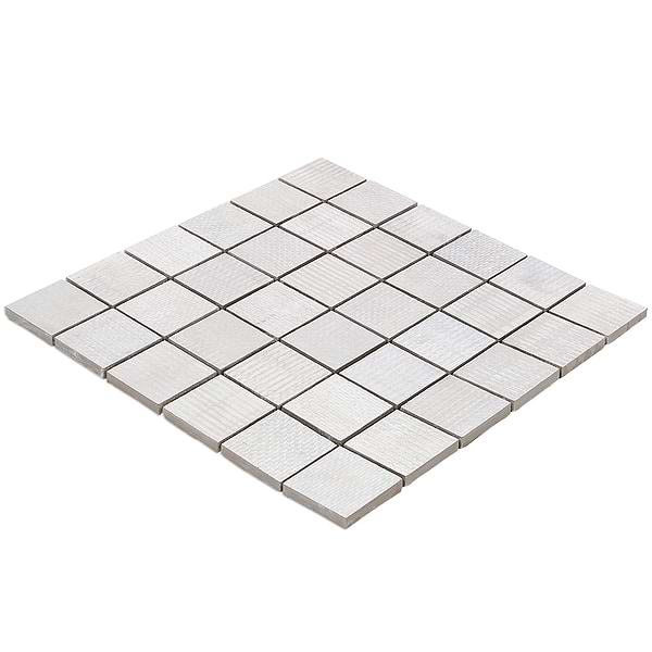 Organic Rug 2x2 Ice Mosaic Porcleain Tile