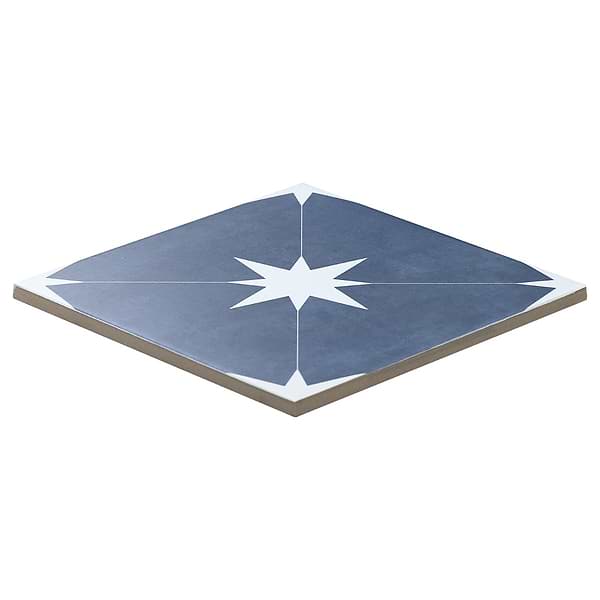 Levant Navy Blue 9x9 Matte Porcelain Tile