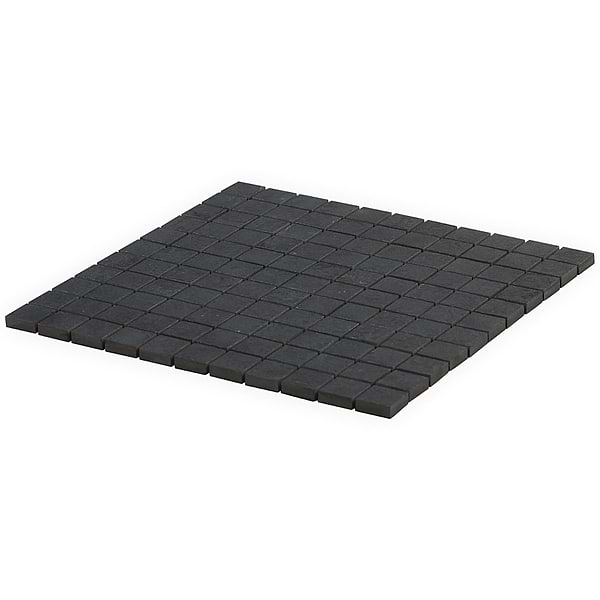 Artile Black Gold 1x1 Matte Porcelain Mosaic Tile