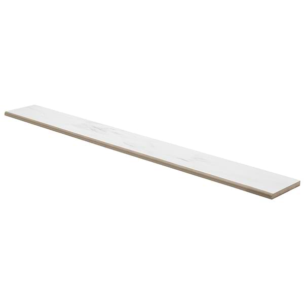 Lithe Statuario Venato 3x24 Polished Bullnose