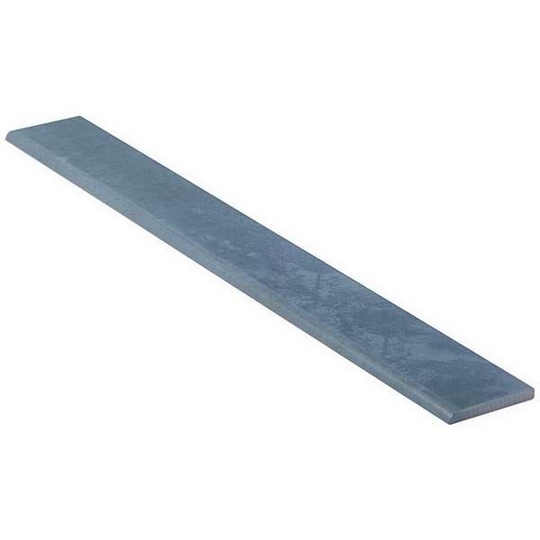 Blacksmith Indio 3x24 Matte Bullnose; in Blue Porcelain; for Backsplash, Bathroom Floor, Bathroom Wall, Commercial Floor, Floor Tile, Kitchen Floor, Kitchen Wall, Outdoor Floor, Outdoor Wall, Pool Tile, Shower Floor, Shower Wall, Wall Tile; in Style Ideas Art Deco, Contemporary, Mid Century, Modern