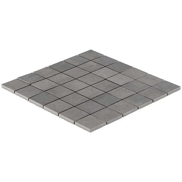 Blacksmith Venom Black Charcoal 2x2 Matte Porcelain Mosaic Tile