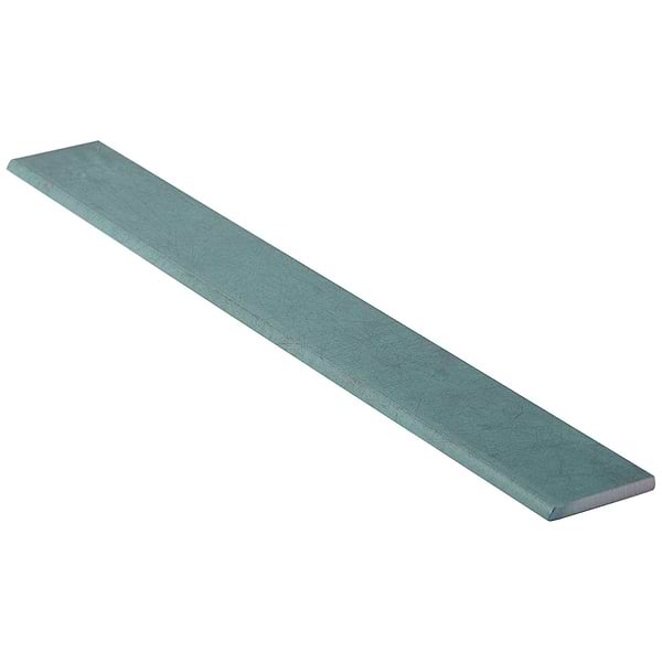 Blacksmith Viridum 3x24 Matte Bullnose; in Green Porcelain; for Backsplash, Bathroom Floor, Bathroom Wall, Commercial Floor, Floor Tile, Kitchen Floor, Kitchen Wall, Outdoor Floor, Outdoor Wall, Pool Tile, Shower Floor, Shower Wall, Wall Tile; in Style Ideas Art Deco, Contemporary, Mid Century, Modern
