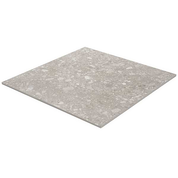 Norr 2.0 Taupe Gray 24x24 Terrazzo Look Matte Porcelain Tile