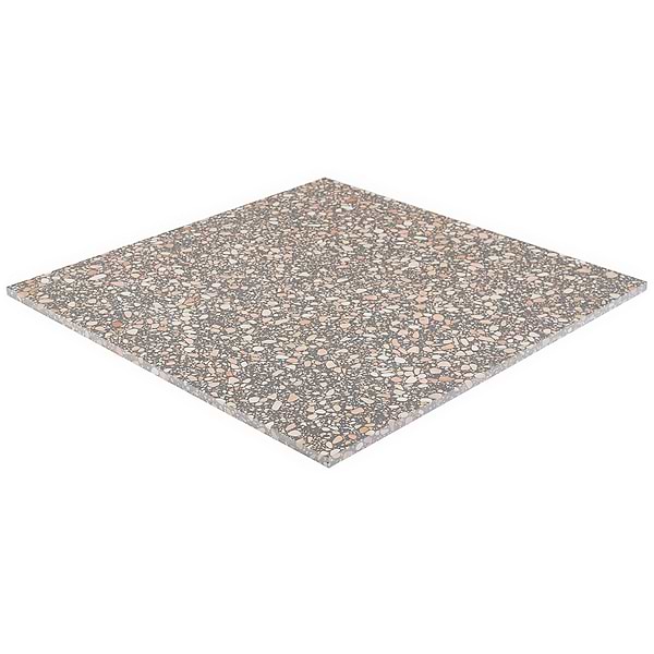 Italy Terrazzo Dolce Rina Gray 24x24 Honed Terrazzo Tile