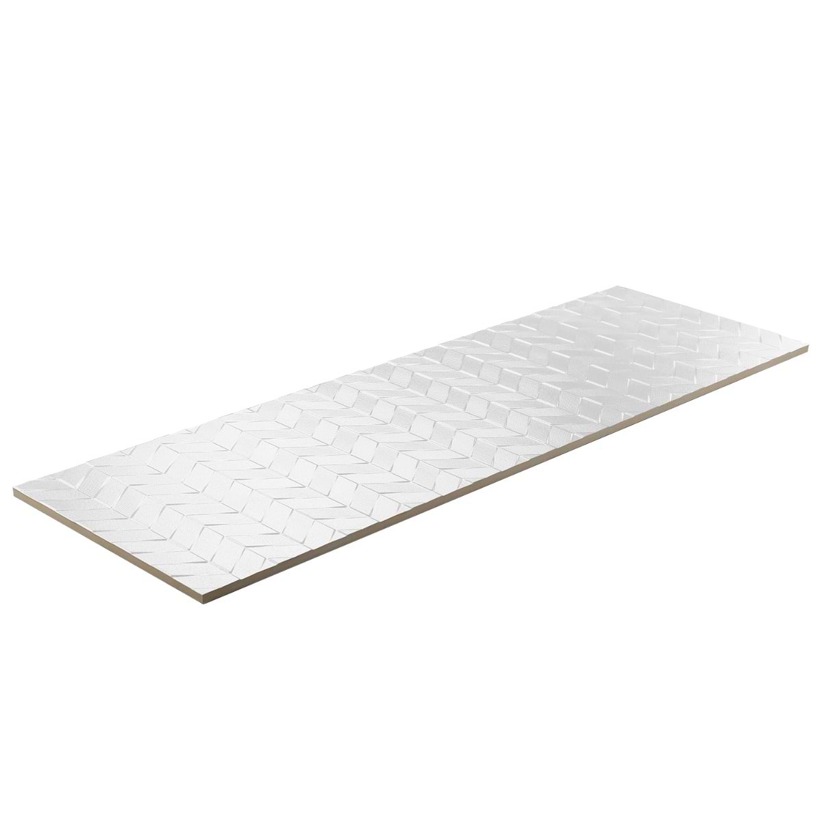 Shop Close Out-Frost 3D Wind White 12x36 Polished Ceramic Tile