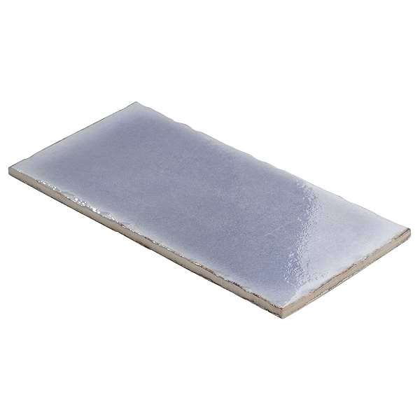 Baylight Blue 6"x12" Glossy Porcelain Subway Tile