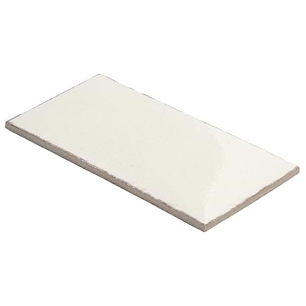 Baylight White 6"x12" Glossy Porcelain Subway Tile