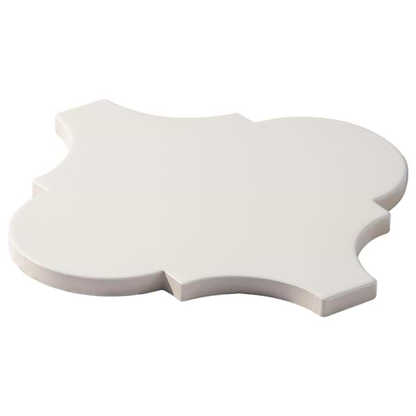 Define Arabesque White 8x8 Matte  Porcelain