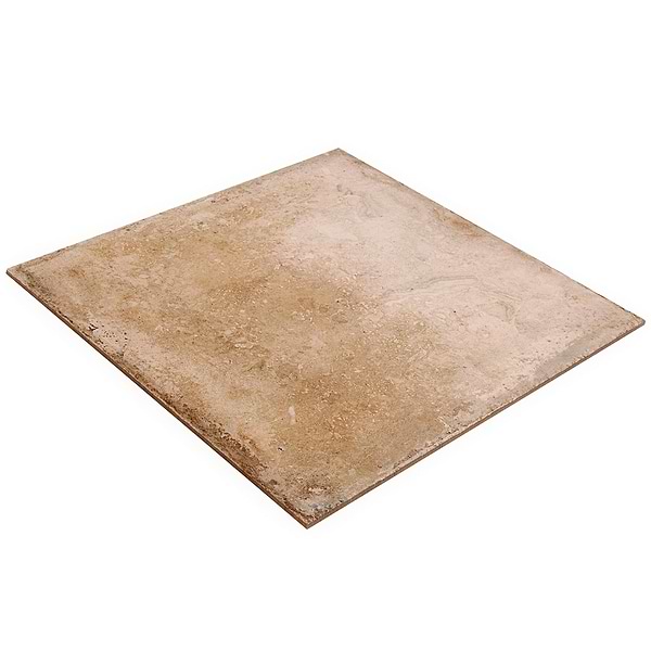 Caruso Delfi Dark Beige 24x24 Travertine Look Matte Porcelain Tile