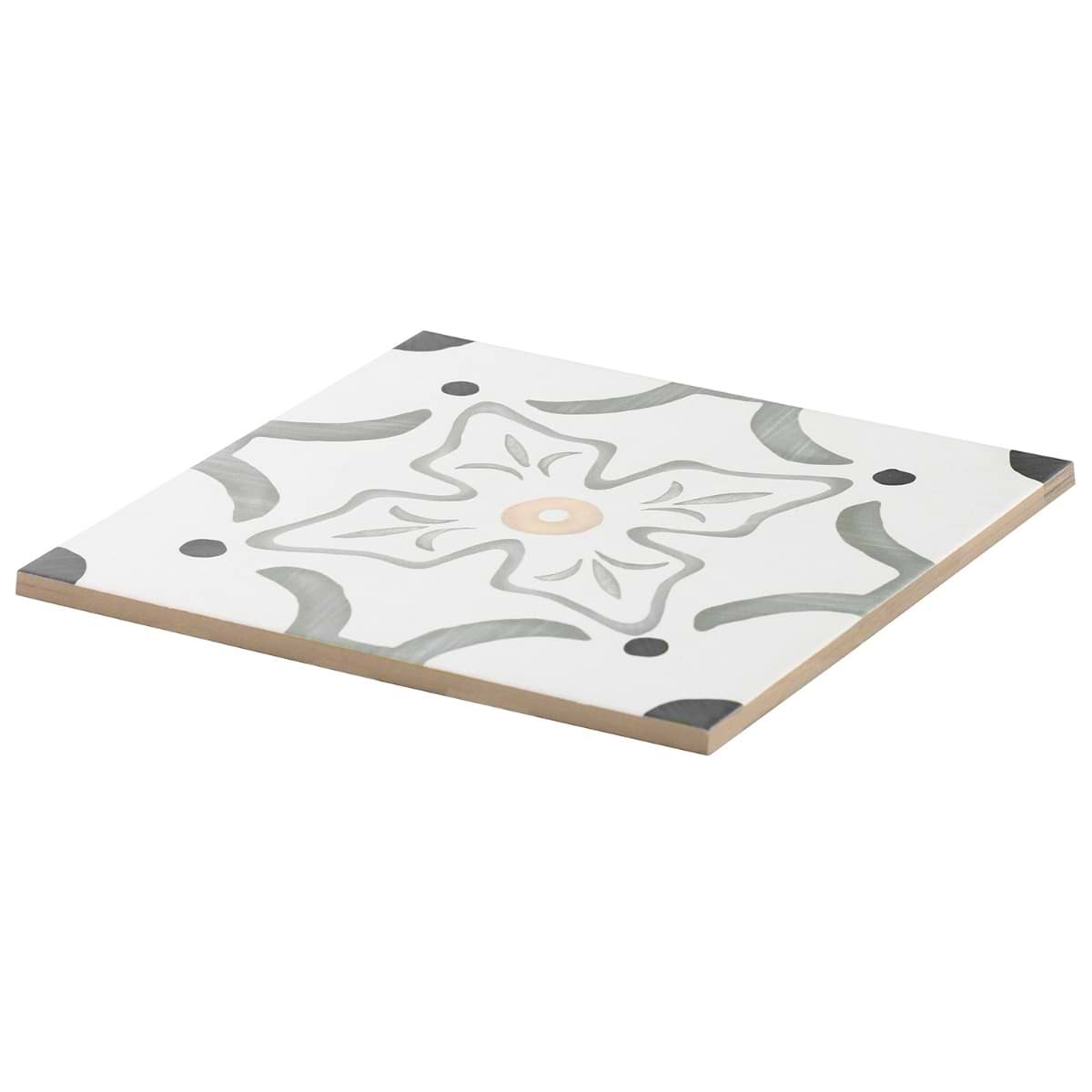 Shop Dhar Flora Green 9x9 | SohoStudioCorp.com