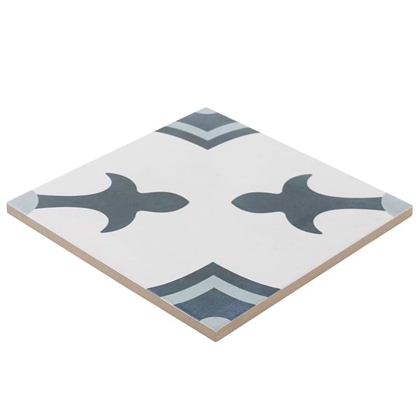 Dhar White Herald 9x9 Matte Porcelain