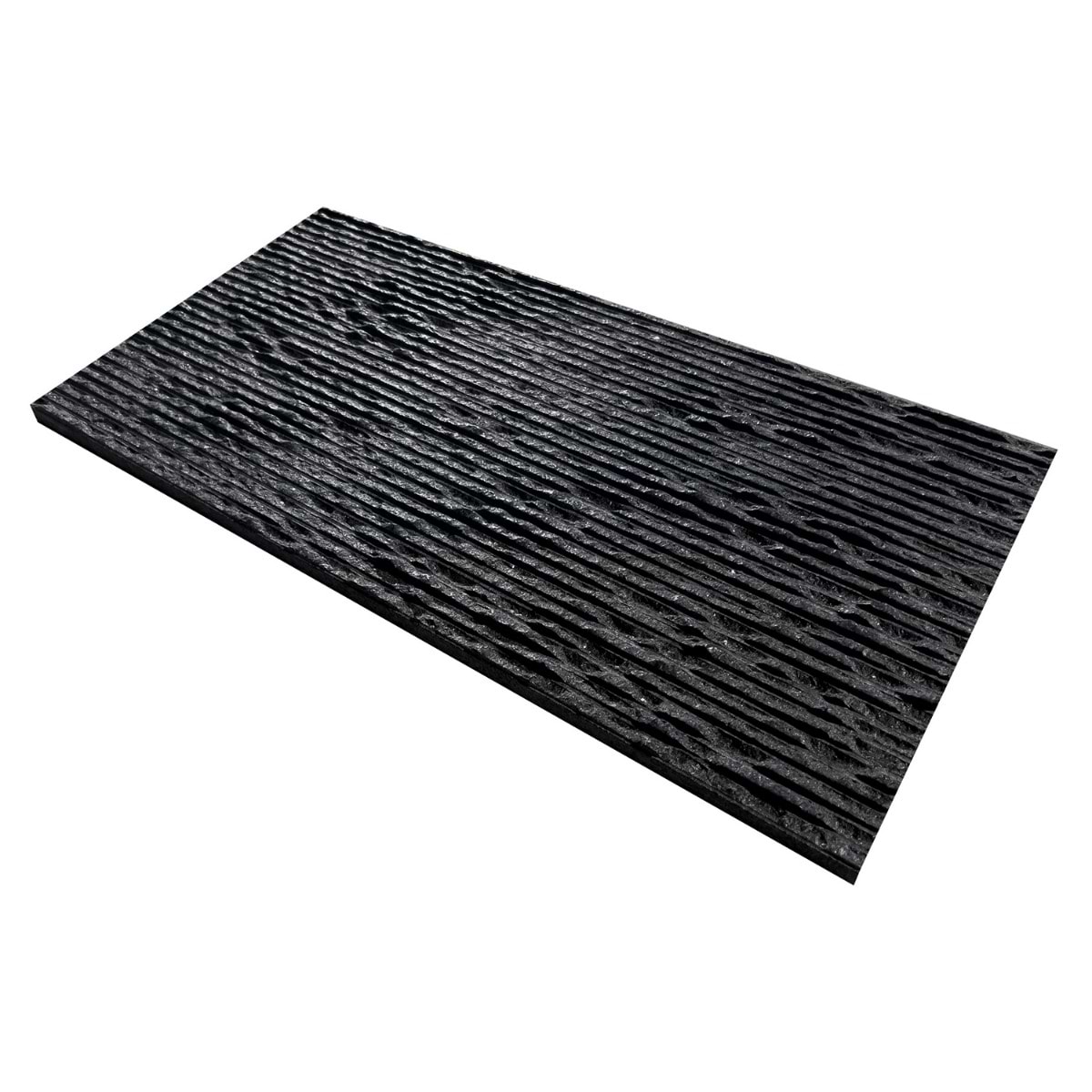 Shop Sample-Carvina Split Noir Basalt 12x24 at sohostudiocorp.com