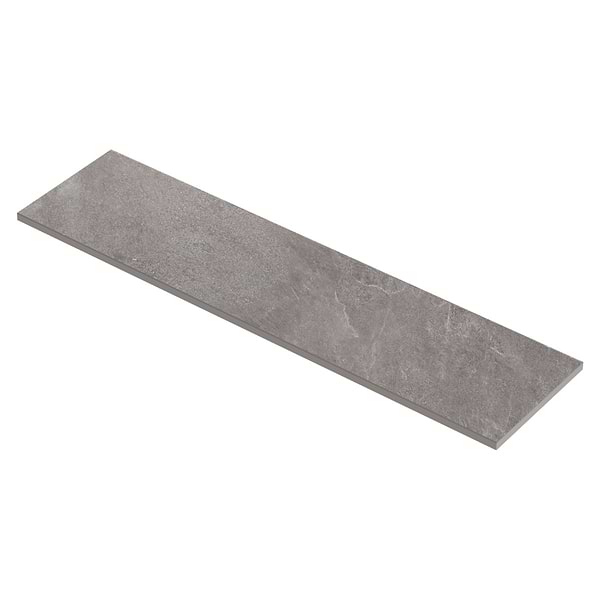 Motley Slate Gray 12x48 Limestone Look Matte Porcelain 2CM Pool Coping