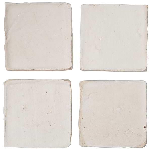 Clay House White 4x4 Matte Terracotta Matte Terracotta