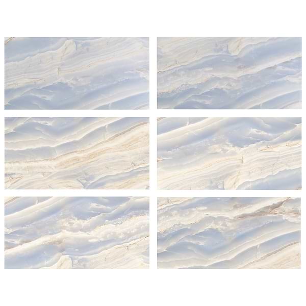 Luna Onyx Opera Blue Polished 24x48 Polished Porcelain