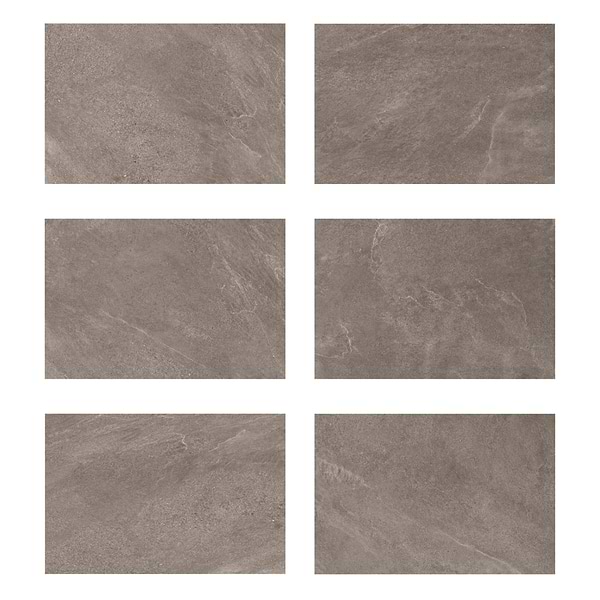 Motley Caramel Brown 24x36 2CM Limestone Look Matte Porcelain Paver