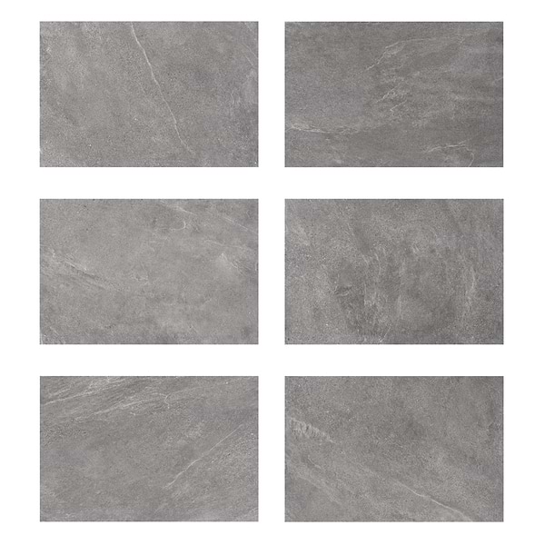 Motley Silver Gray 24x36 2CM Limestone Look Matte Porcelain Paver