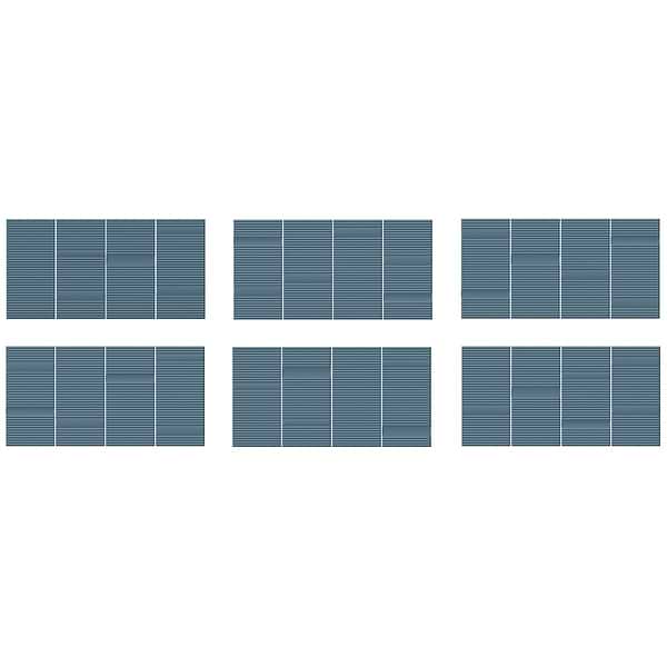 Armada Blue 8x16 Fluted 3D Matte Ceramic Wall Tile