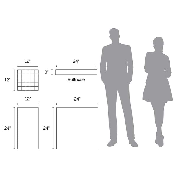 Revive Pearl Mist 3x24 Bullnose