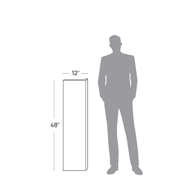 Oberon Sand Beige 12x48 Stair Tread Matte Porcelain