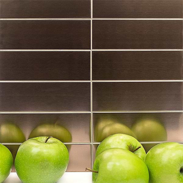 Metal Copper 2x6; in Metal Copper Stainless Steel; for Backsplash, Bathroom Wall, Kitchen Wall, Wall Tile; in Style Ideas Industrial, Mid Century, Rustic