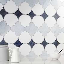 Fiore Azul - Blue Celeste- Macauba- Thassos & Burlington Line