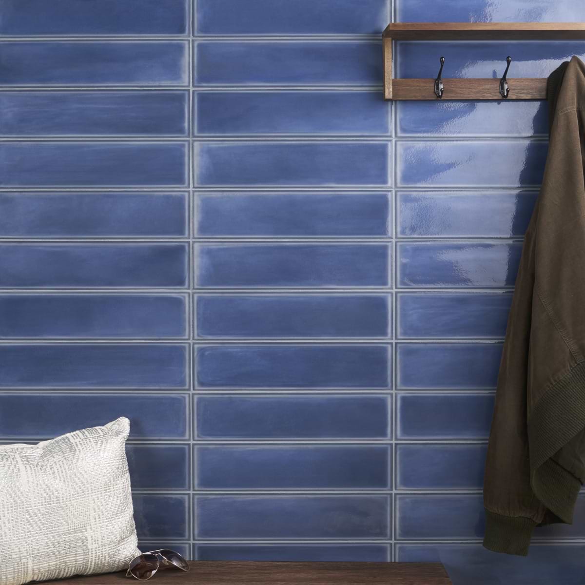 Shop Stacy Garcia ArtBlock Gloss Denim Blue 4x16 | SohoStudioCorp.com