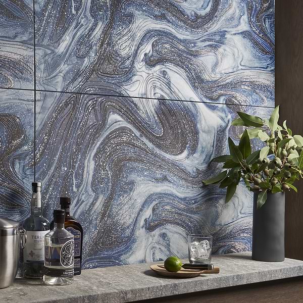 Galaxy Deco Blue 24x48 Polished Porcelain
