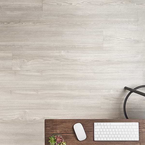 Mercer White Oak Vintage 6x48 - 2.0mm/12mil Wear Layer - Glue Down Matte Luxury Vinyl