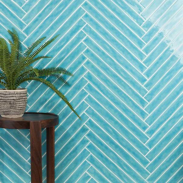 Newport Bay 2x20; in Blue + Turquoise White Body; for Backsplash, Bathroom Wall, Kitchen Wall, Shower Wall, Wall Tile; in Style Ideas Beach, Classic, Contemporary, Cottage, Craftsman, Farmhouse, Mediterranean, Mid Century, Traditional, Transitional, Tropical