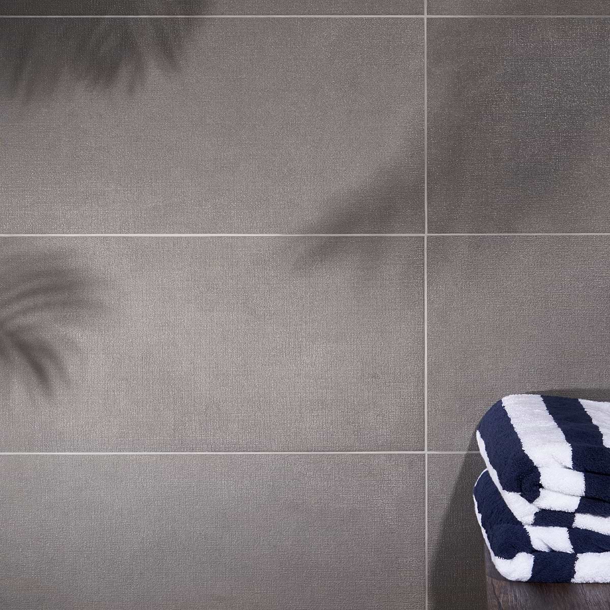 Close Out - Archtech Antracite 12x24 Juta (Grip); in Dark Gray Double Loaded Porcelain; for Backsplash, Bathroom Floor, Bathroom Wall, Commercial Floor, Floor Tile, Kitchen Floor, Kitchen Wall, Outdoor Wall, Shower Floor, Shower Wall, Wall Tile; in Style Ideas Industrial, Modern, Transitional