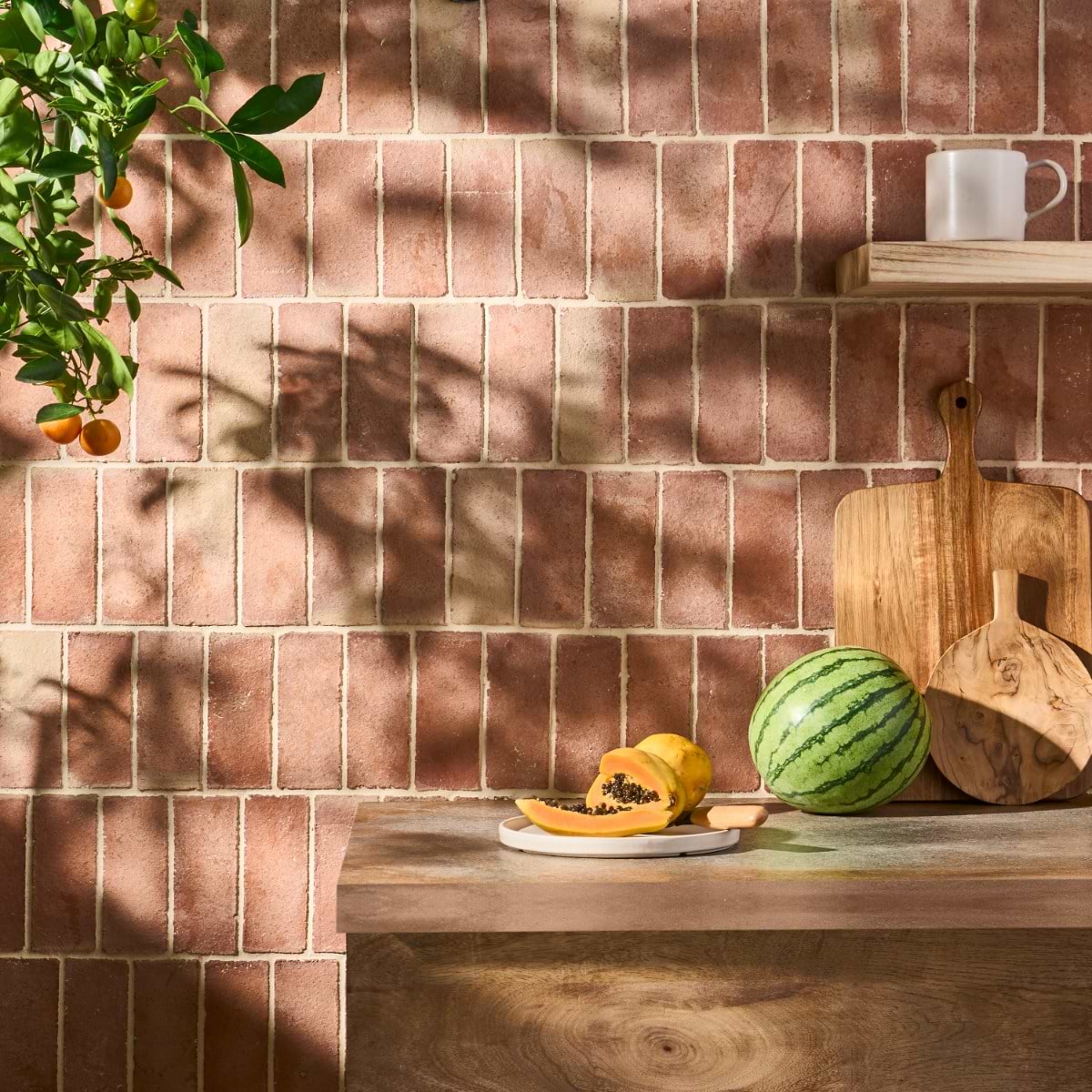 Shop Sample-Clay House Red 2x6 Terracotta at sohostudiocorp.com