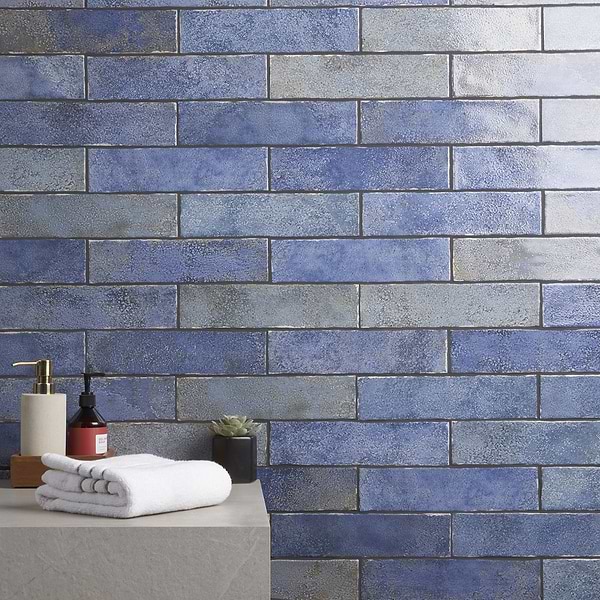 Oken Blue 3x12 Glossy Ceramic Tile