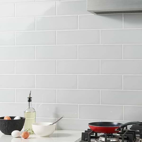 Market Street Light Gray 4X12 Polished Porcelain Tile