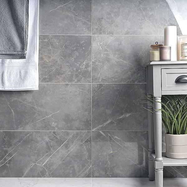 Marmi D'Italia Grigio Imperiale 12x24 Polished Porcelain Tile