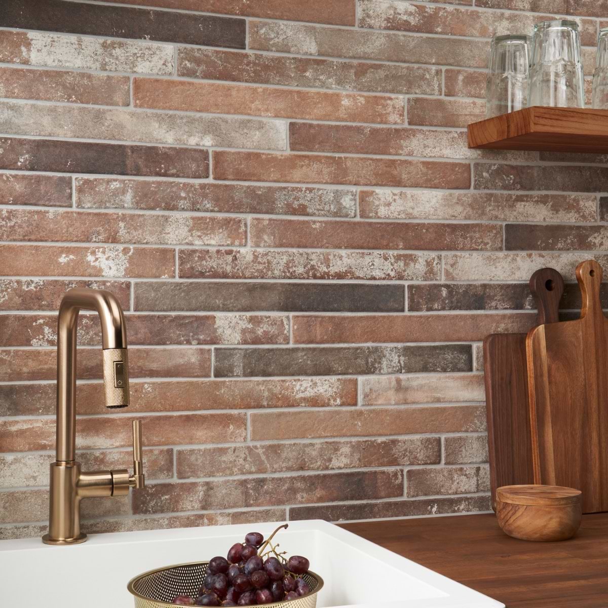 Shop Alto Brick Red 2x18 | SohoStudioCorp.com