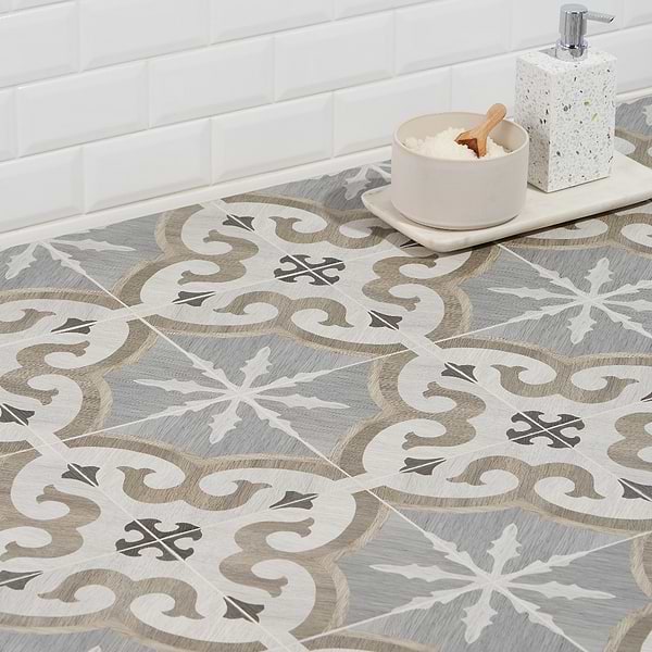 Agoura  Briar Oak 8x8; in Brown + Beige + Cream Porcelain; for Backsplash, Bathroom Floor, Bathroom Wall, Commercial Floor, Floor Tile, Kitchen Floor, Kitchen Wall, Outdoor Wall, Shower Floor, Shower Wall, Wall Tile; in Style Ideas Cottage, Farmhouse