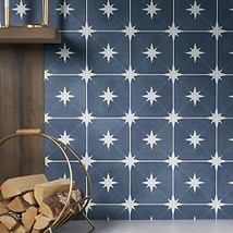 Levant Navy Blue 9x9 Matte Porcelain Tile