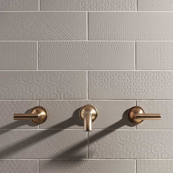 Close Out - Oldy Calce 4x12; in Light Gray Porcelain; for Backsplash, Bathroom Floor, Bathroom Wall, Floor Tile, Kitchen Floor, Kitchen Wall, Outdoor Floor, Outdoor Wall, Shower Floor, Shower Wall, Wall Tile; in Style Ideas Cottage, Craftsman, Farmhouse, Industrial, Mid Century