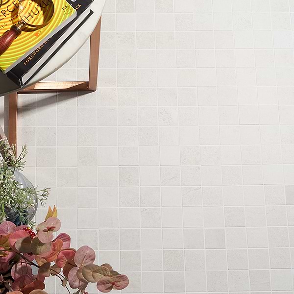 Brooklyn White 2x2 Matte; in White Porcelain; for Backsplash, Bathroom Floor, Bathroom Wall, Commercial Floor, Floor Tile, Kitchen Floor, Kitchen Wall, Outdoor Floor, Outdoor Wall, Pool Tile, Shower Floor, Shower Wall, Wall Tile; in Style Ideas Contemporary, Craftsman, Industrial, Transitional