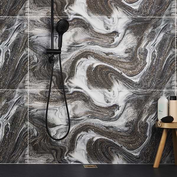 Galaxy Deco White 24x48 Polished Porcelain